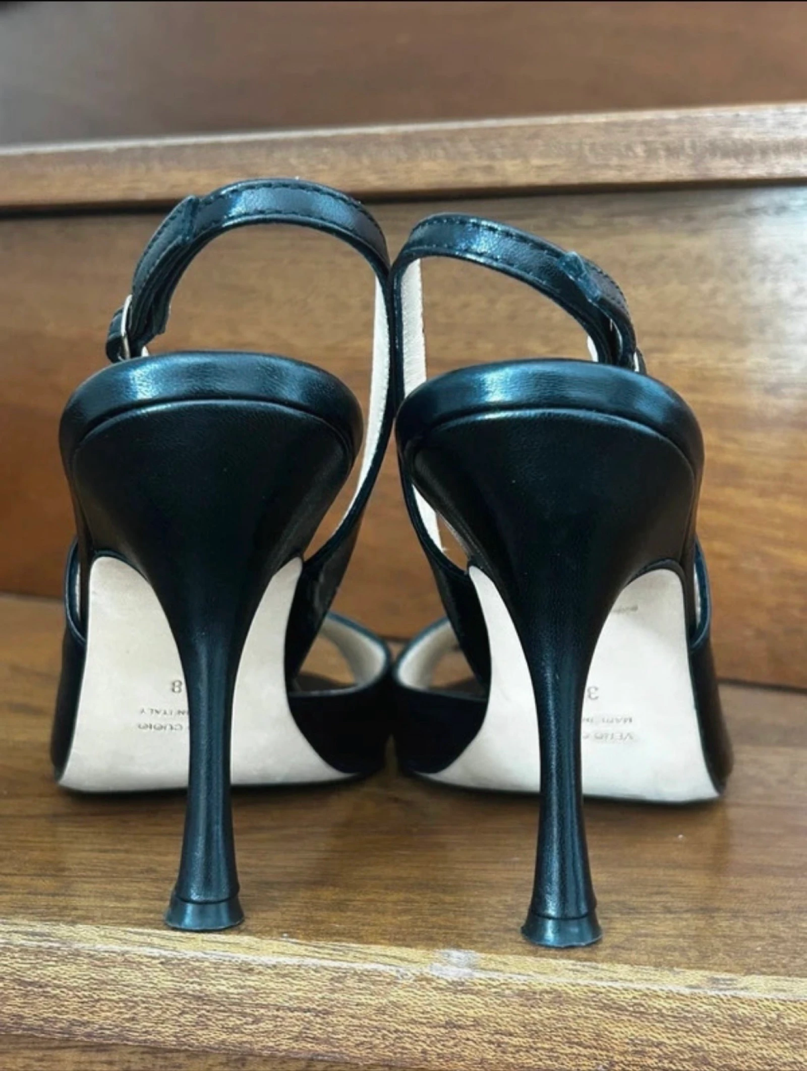 ANNA F. pumps – Black leather – Size 38 – Made in Italy 🇮🇹 – photo 8